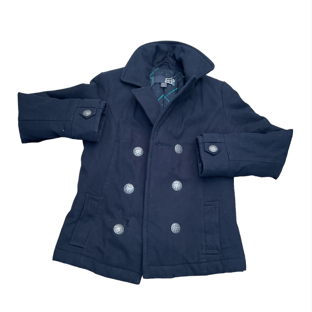FOX Racing Black Cotton Insulated  Peacoat Dress Women's Please see description